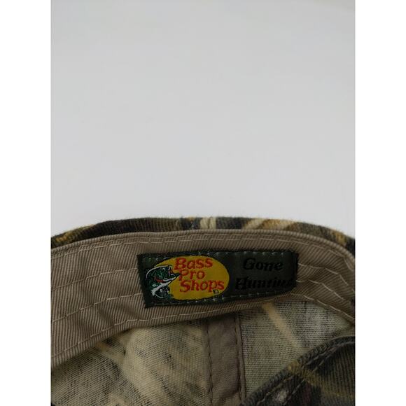 Bass Pro Shops Camo Strapback Hat OSFM Advantage Max 4 HD Camouflage Green Brown - Picture 10 of 11
